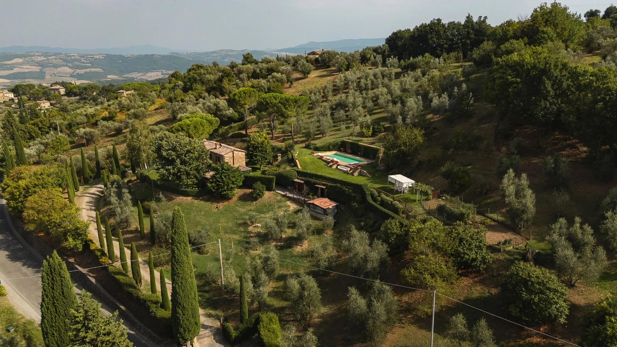 Villa Alba, Montalcino, Toscana